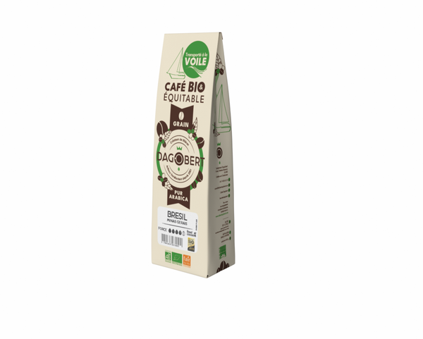 Brésil à la voile 100 % arabica, bio, équitable - grains - 1