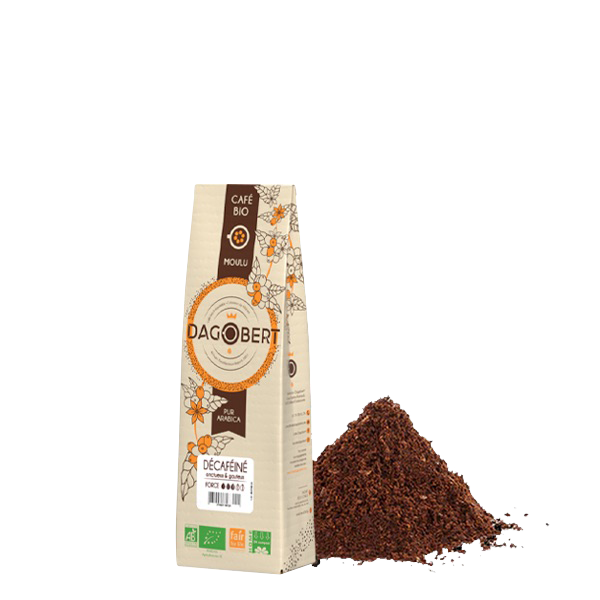 Café Décaféiné - 100% arabica, bio et équitable - Moulu - 250 g