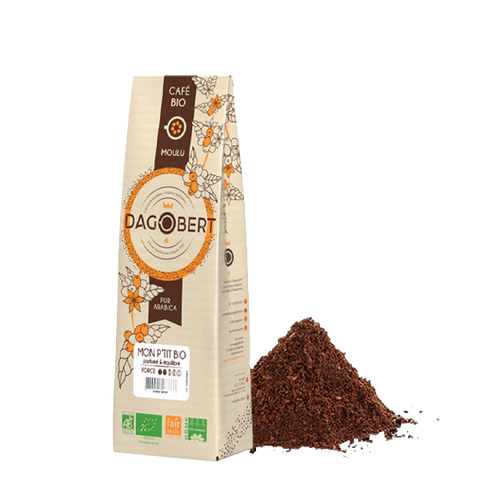 Les Cafés Dagobert -- Mon p'tit bio 100% arabica bio - moulu/filtre - 500 g