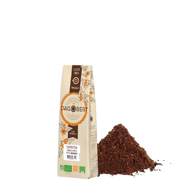 Café Sumatra - 100% arabica, bio et équitable - Moulu - 250 g