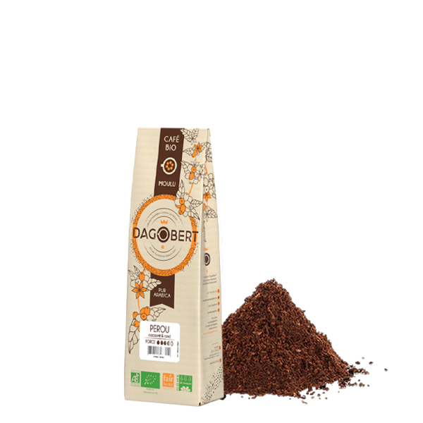 Café Pérou - 100% arabica, bio et équitable - Moulu - 250 g