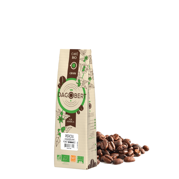 Café Pérou - 100% arabica, bio et équitable - Grains - 250 g